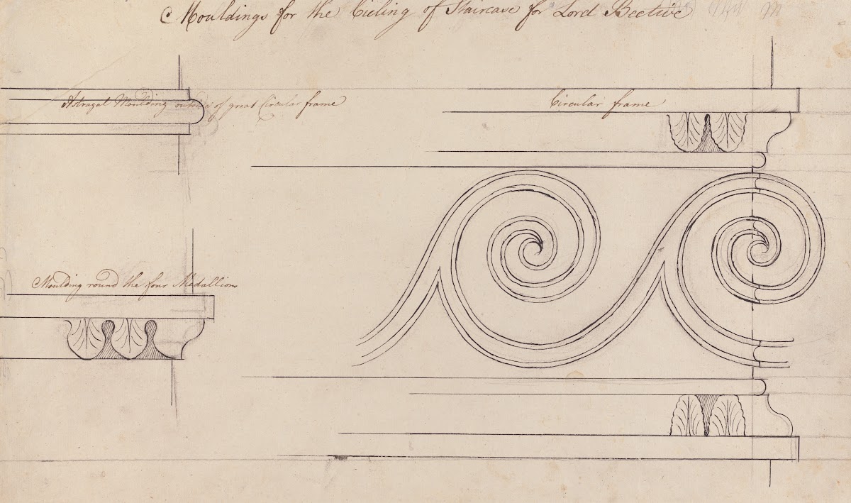 Headfort House Staircase Moldings 1772