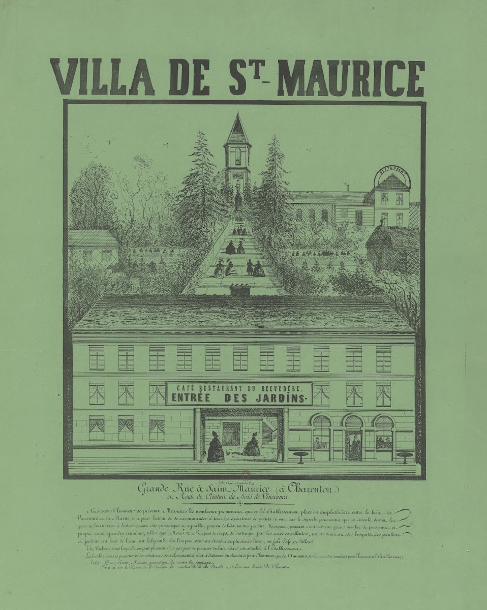Villa de St Maurice 1860