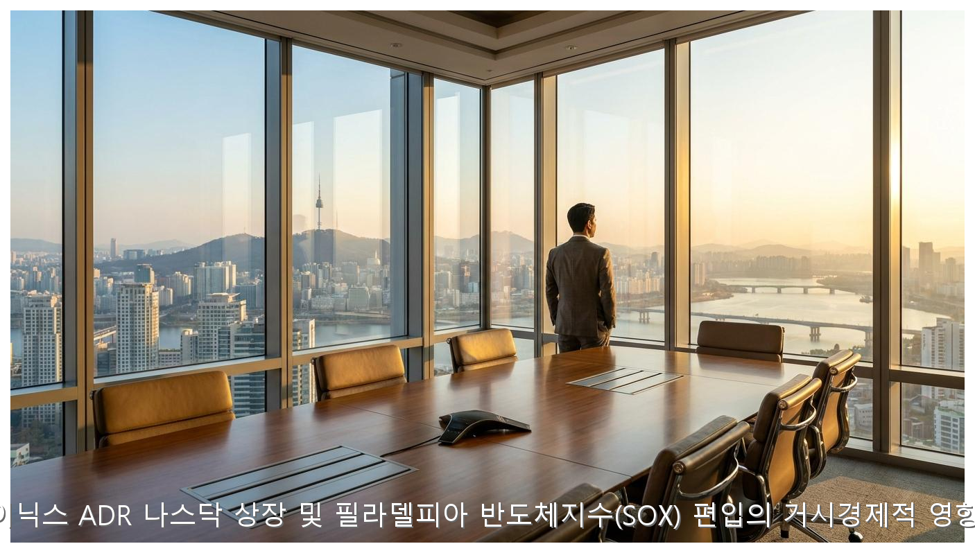 SK하이닉스 ADR 나스닥 상장 및 필라델피아 반도체지수(SOX) 편입의 거시경제적 영향 분석 핵심 안내 및 분석 인포그래픽 (6)