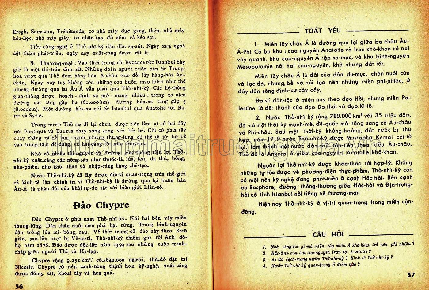 Địa lý lớp 8 (1971) - Trang 19