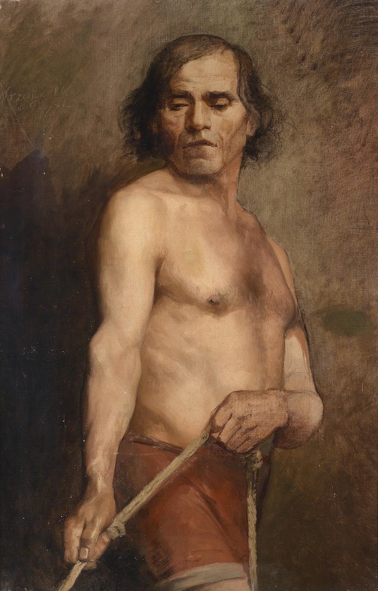 A Male Nude Standing 1884