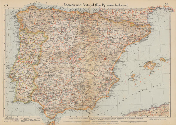 Spanien und Portugal Die Pyrenäenhalbinsel 1940