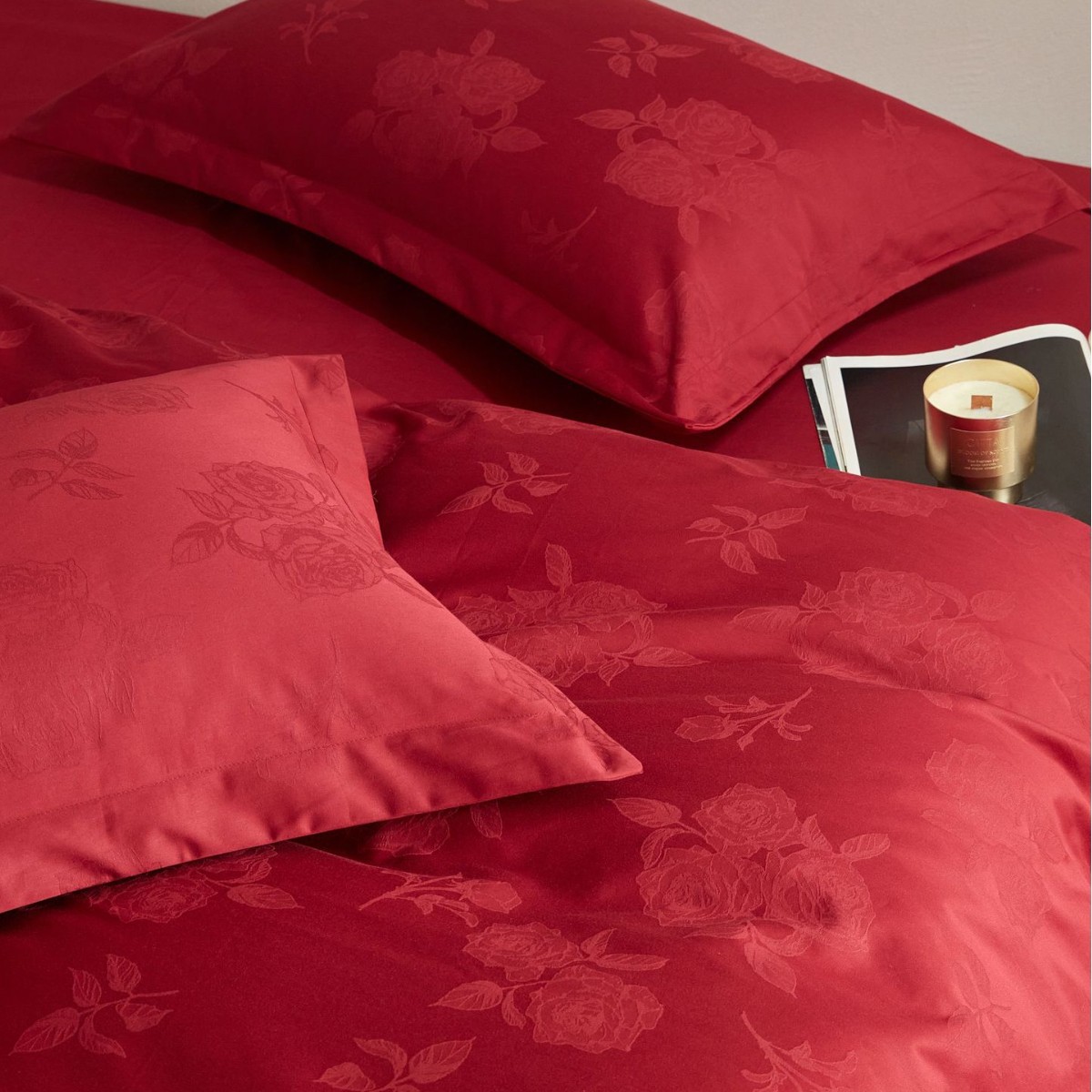 Cotton Bed Linen Set, 4-Piece, Wedding Style