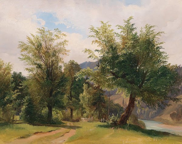 Landscape with Rivere