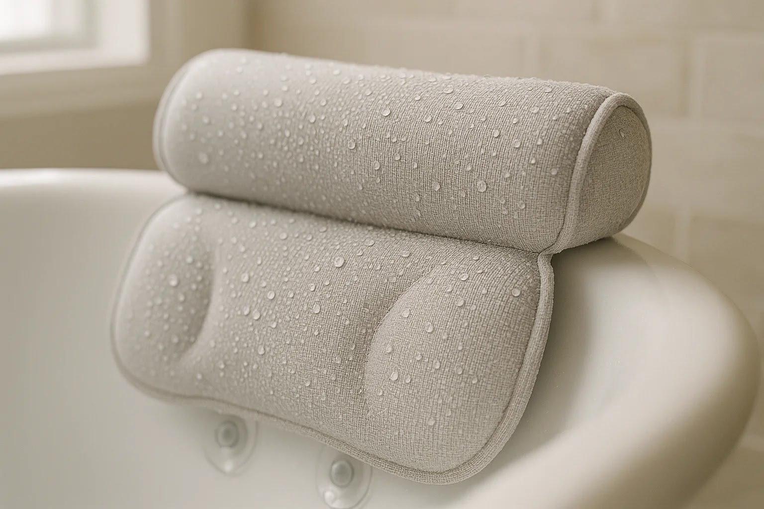Guide complet du coussin de bain : confort, maintien, fixation et entretien