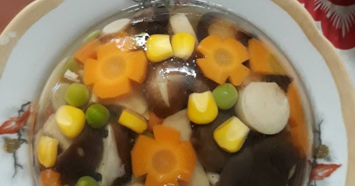 Rau củ nấu đông