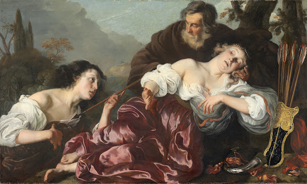 Silvio With The Wounded Dorinda 1651