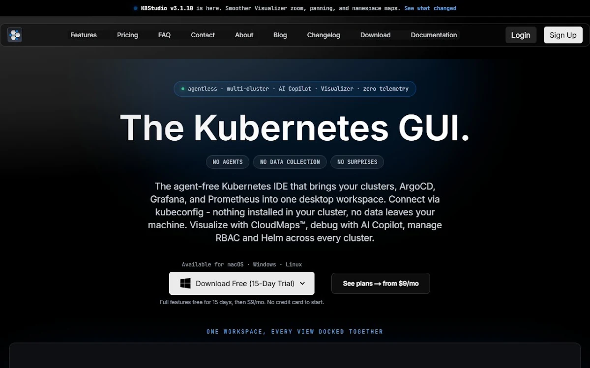 Captura de K8Studio