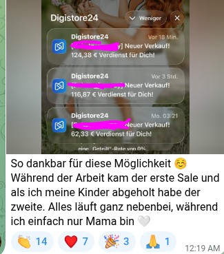 Mehrere Verkaufsmeldungen aus der Community