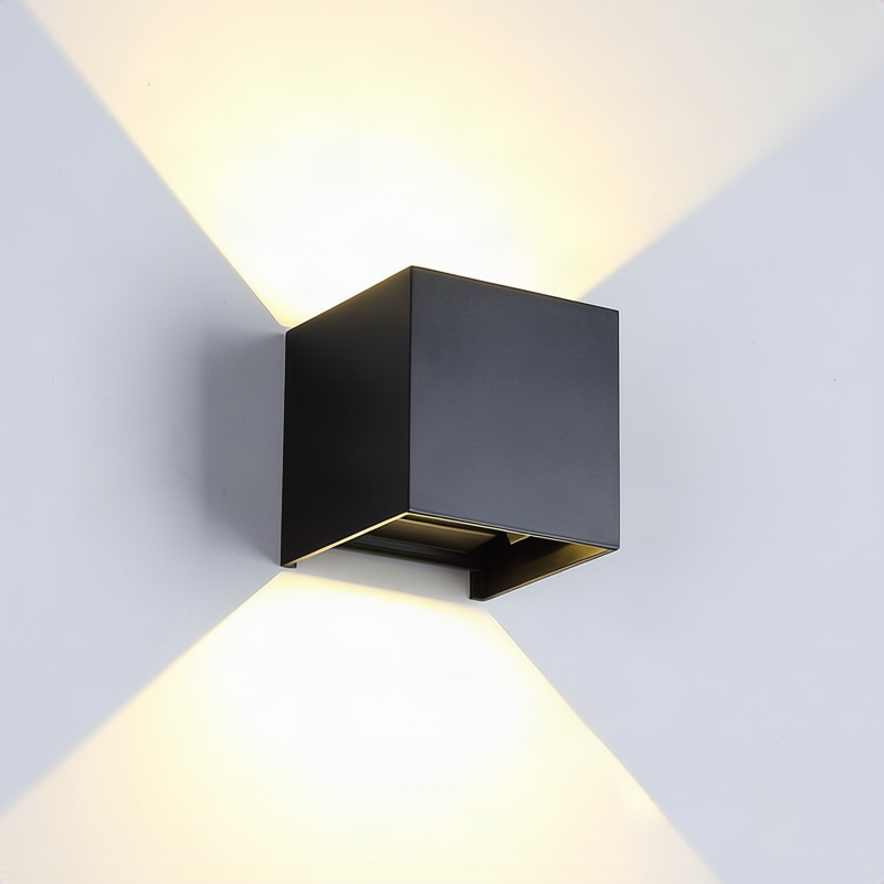 LED-Wandleuchte, Aluminium, wasserfest