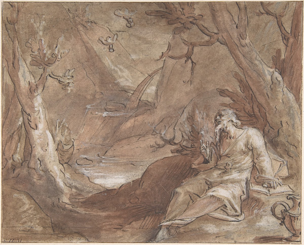 Elijah Fed by Ravens late 16thearly 17th century