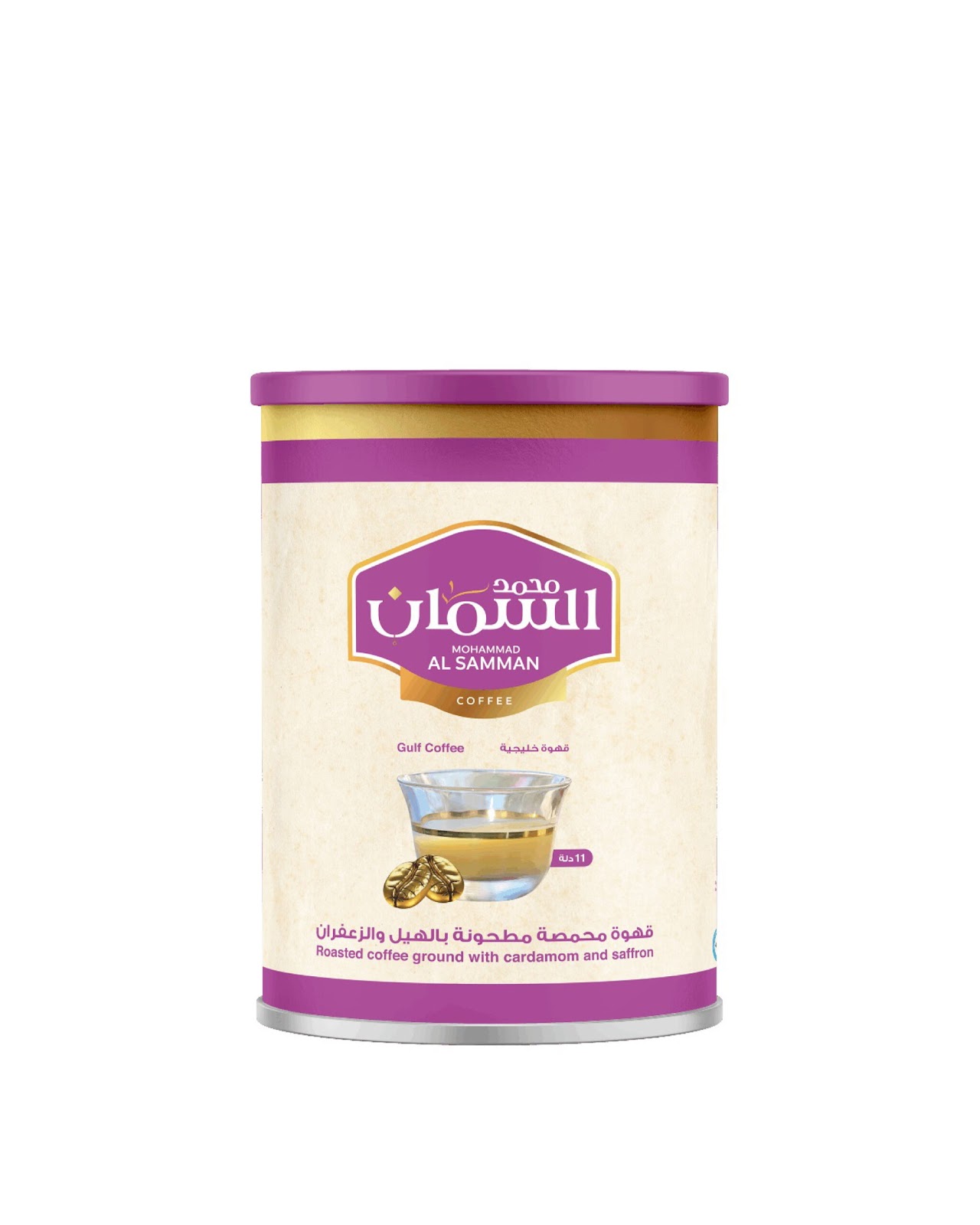 Al-SAMMAN Gulf Coffee w Cardamom and Saffron 12x450g