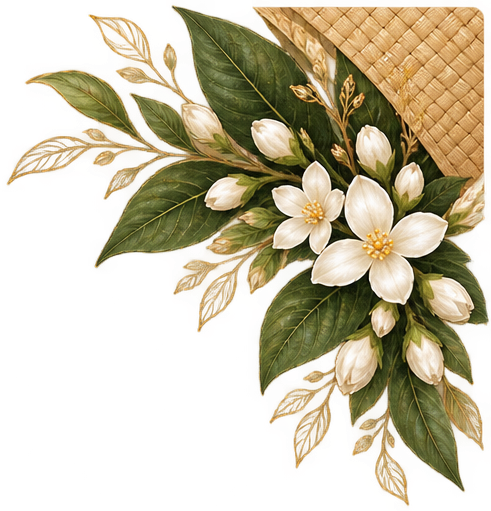 Upper Right Floral Accent