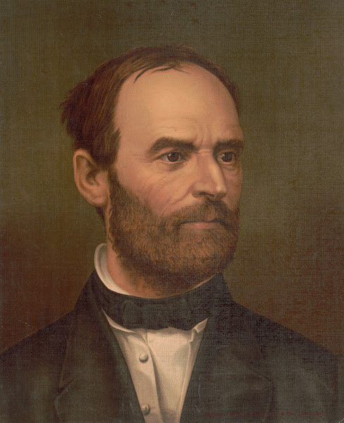 William T Sherman bust portrait facing right 1877