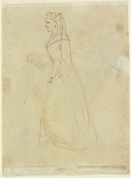 Young woman female head