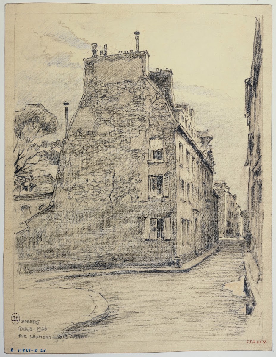 La rue Lhomond et la rue Amyot 1926