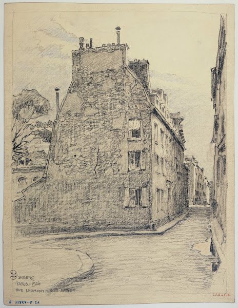 La rue Lhomond et la rue Amyot 1926