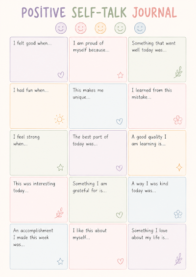 Positive Self-Talk Journal