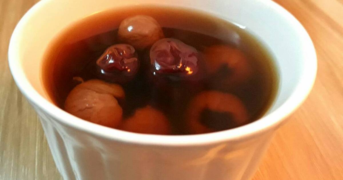 Trà long nhãn táo đỏ