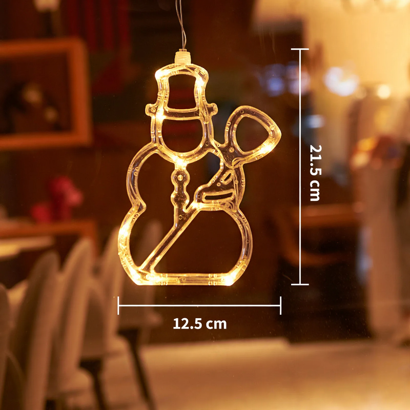 LED-Fensterleuchte mit Saugnapf, verschiedene Motive