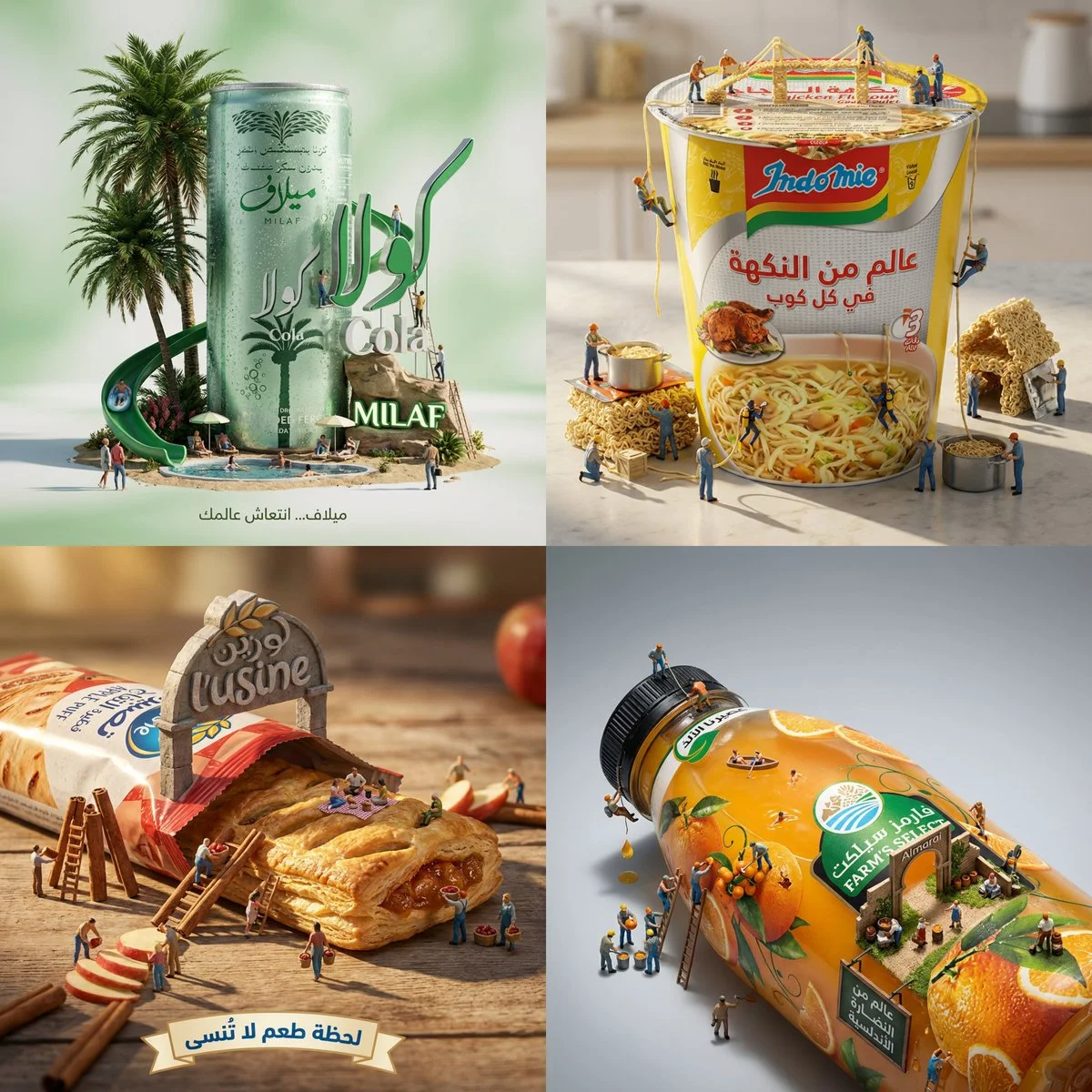 Pautas para crear una escena surrealista en miniatura