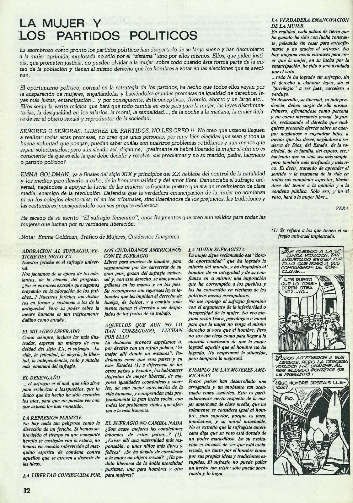 Mujeres Libres, junio 1977, página 12