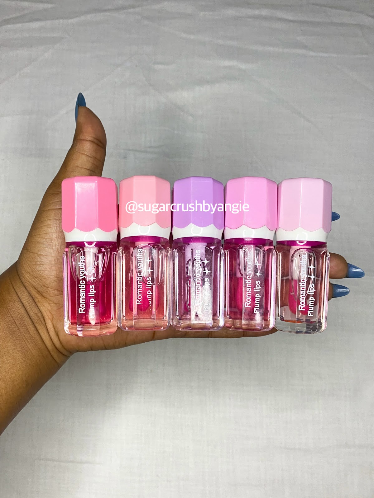 Plumping pink lip tint