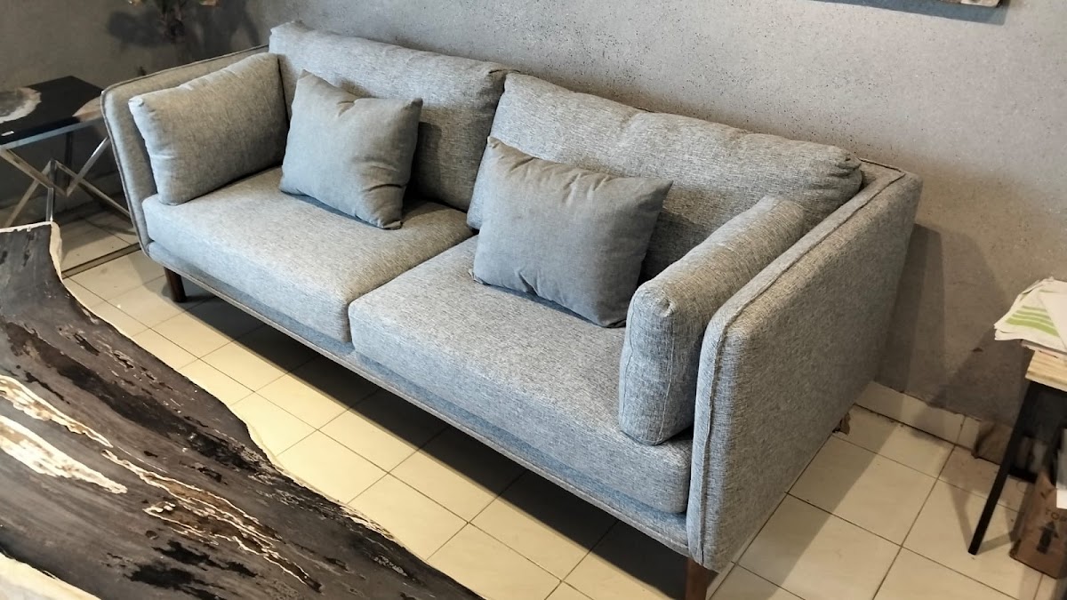 SOFA 3 SEAT GRAY — SKU SF.8.25 | Petrified Wood by PJ Antique Bali