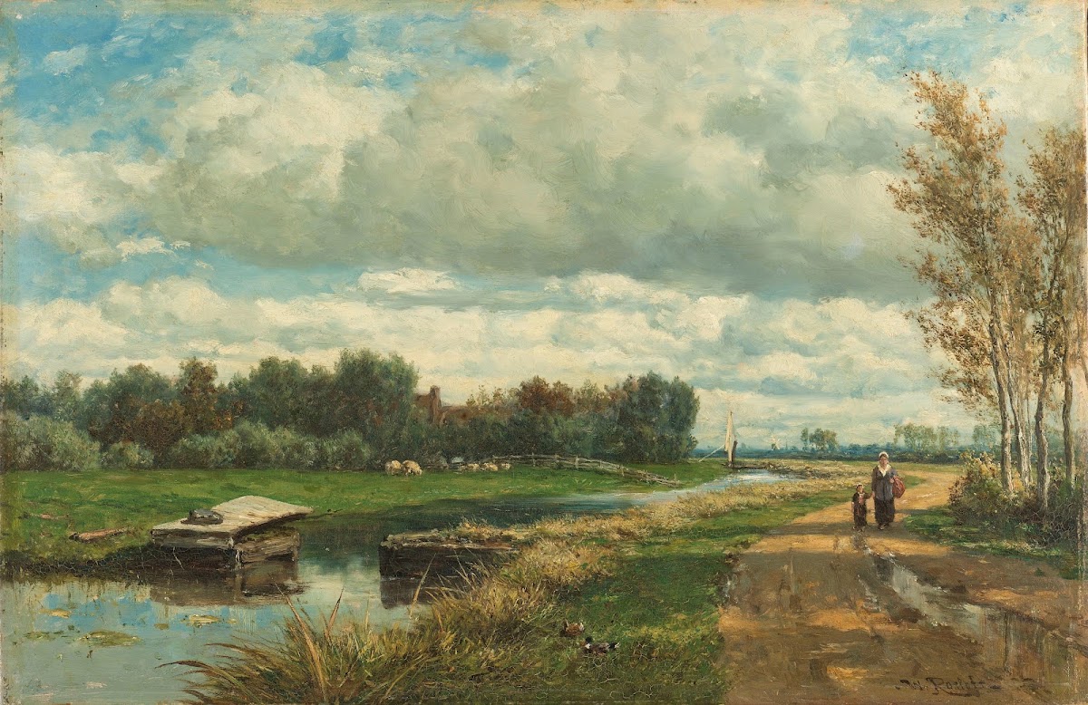 Landscape in the Environs of The Hague c 1870   c 1875