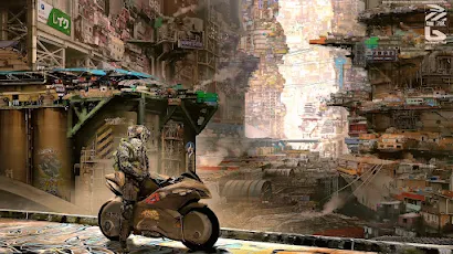 Artwork, Futuristic City, Cyberpunk, Cyber City, Science Fiction 4K Wallpaper Background