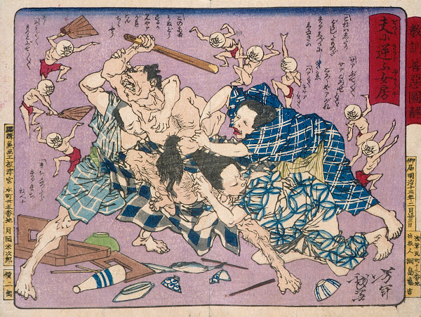 Disobedient Wife and others from Moral Lessons of Good and Evil 1880