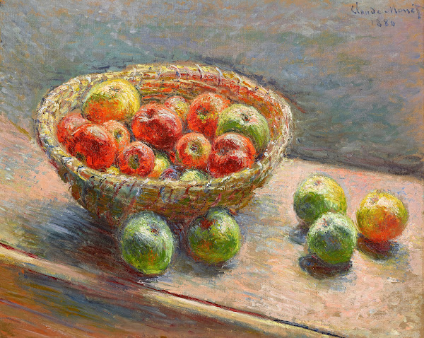 Le panier de pommes 1880