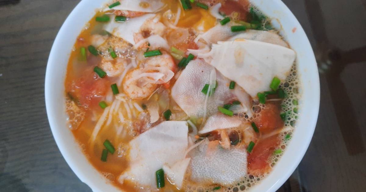 Bún tôm măng chua