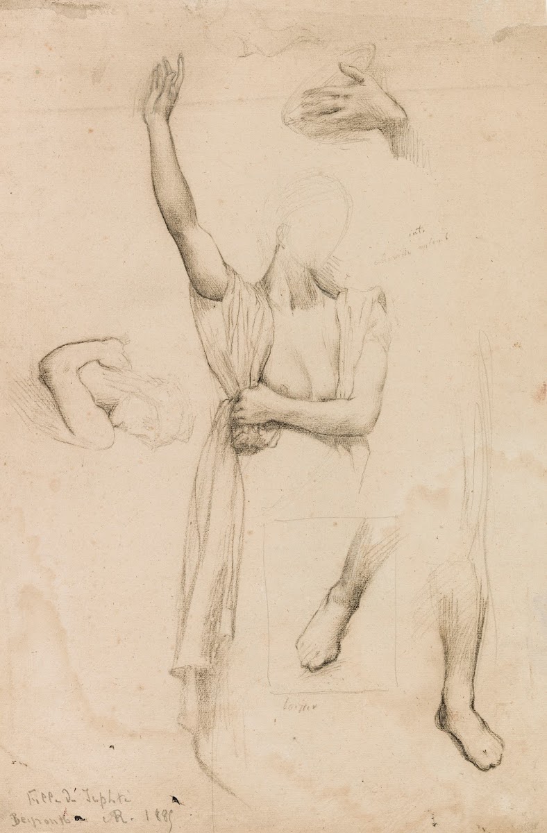 Quatre études pour la fille de Jephté 1885