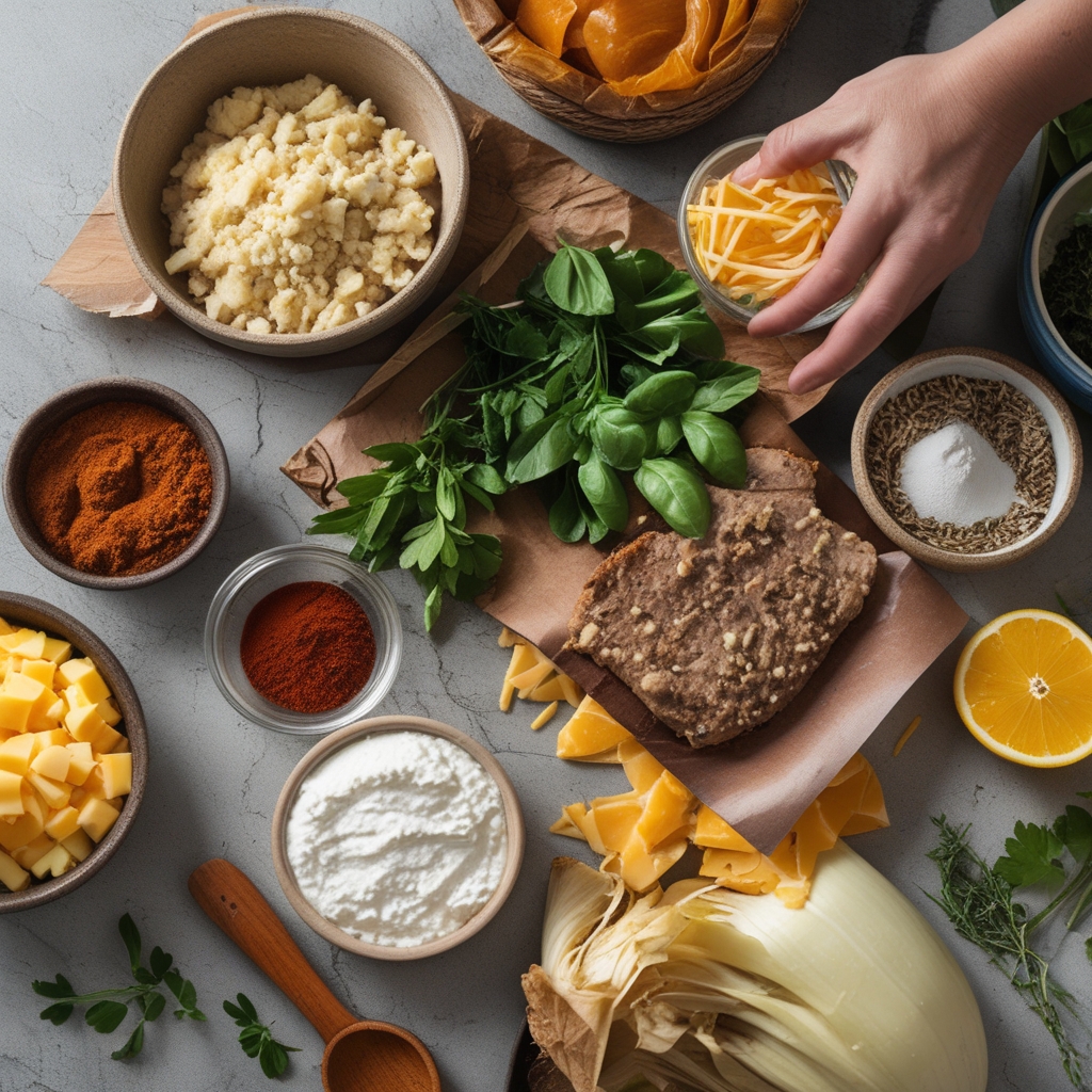 Ingredients for Philly Cheesesteak Breakfast Casserole | An Easy, Crowd-Pleasing Recipe!