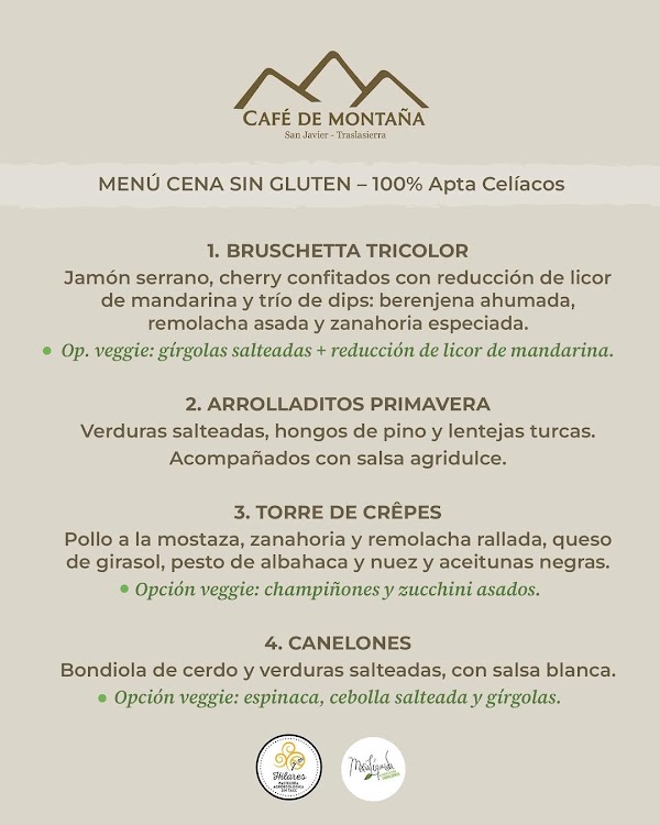 Cena sin gluten y música flamenca