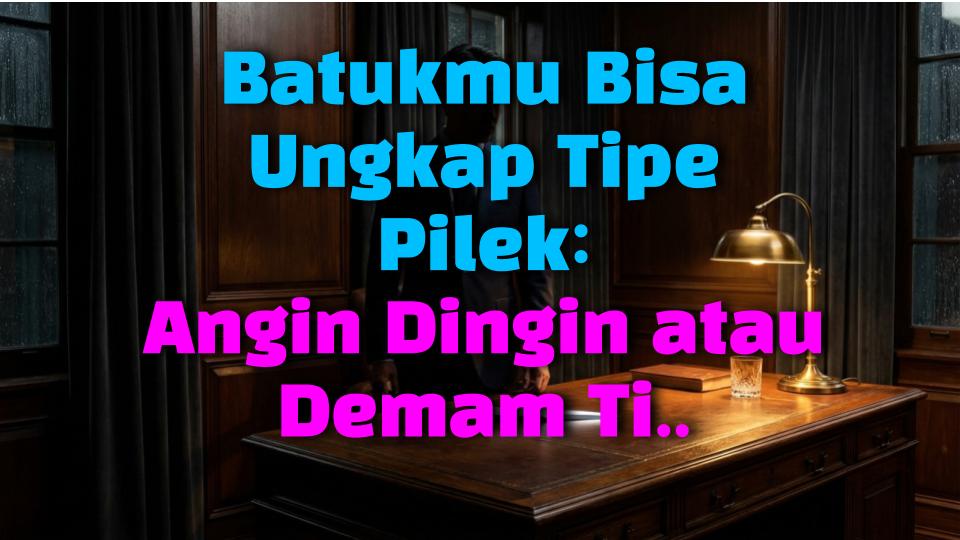 Batukmu Bisa Ungkap Tipe Pilek: Angin Dingin atau Demam Tinggi? Cek Sekarang!