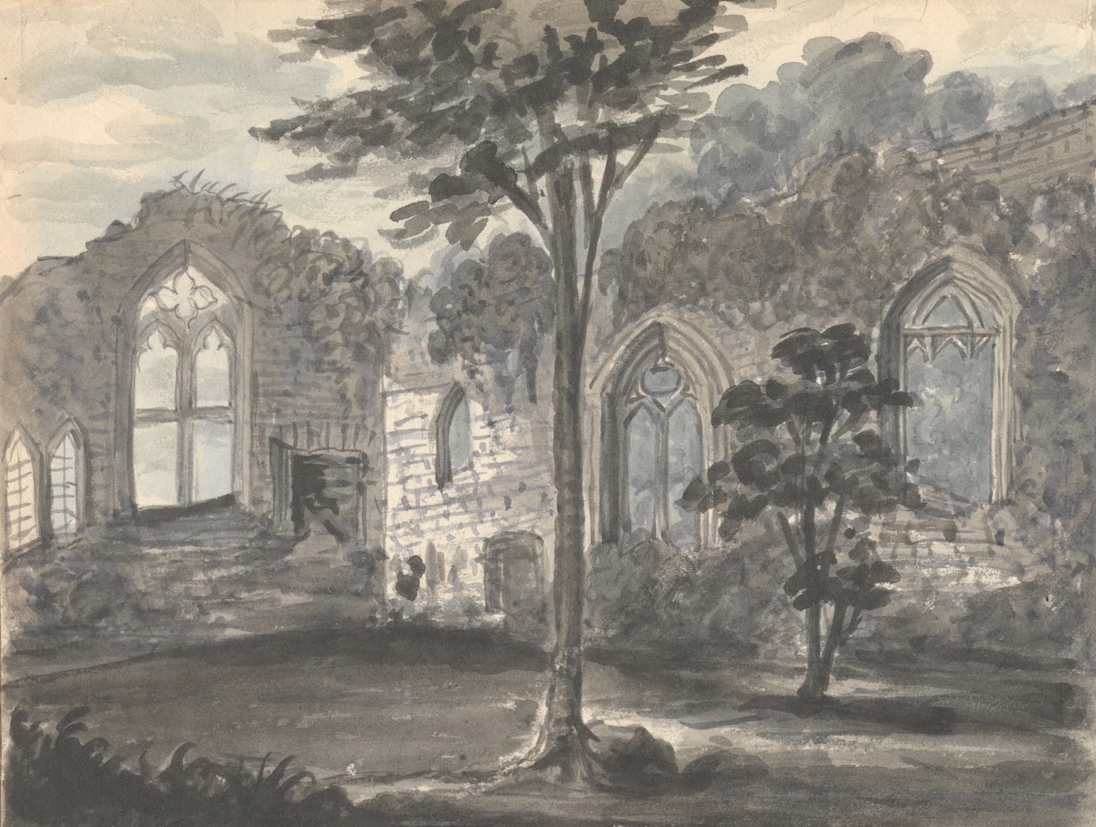 Abbey at Birkenhead 1830 1830