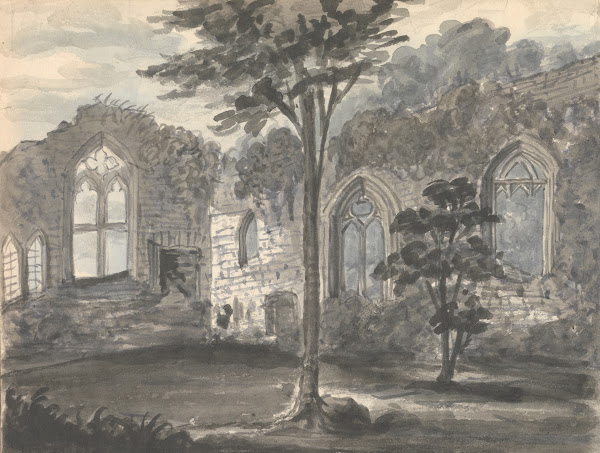 Abbey at Birkenhead 1830 1830