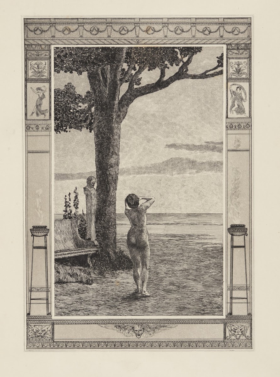 Psyche verlassen Amor und Psyche Opus V Blatt 22 1880