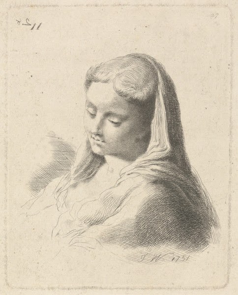 Head of a Young Woman 1751