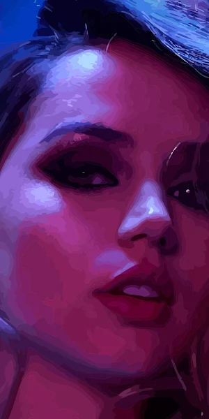 Cyberpunk, Ana De Armas, Retrowave, Neon 4K Wallpaper Background