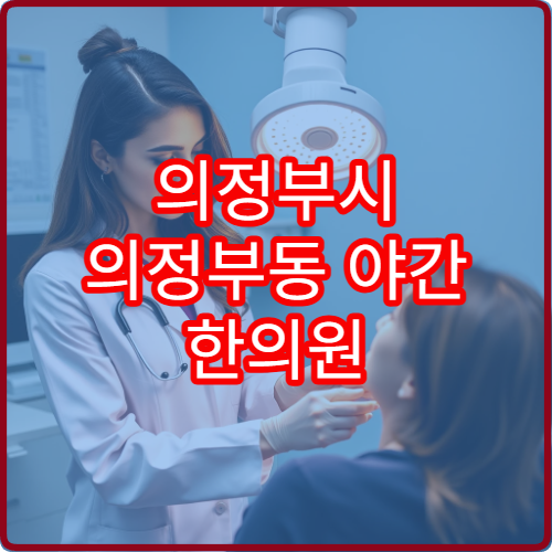 의정부시 의정부동 야간 한의원 근육통 담결림 치료 가능한 곳