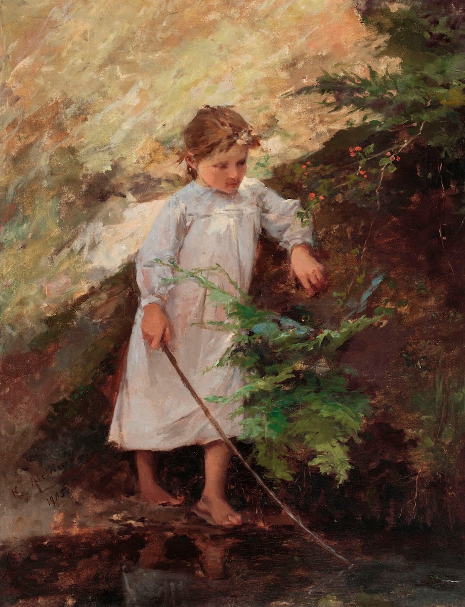 Girl In A Landscape 1905