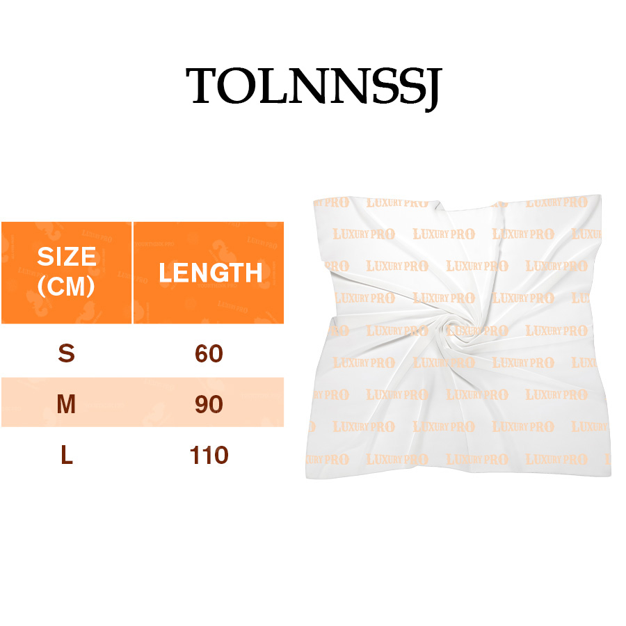 AOP TOL Milk Silk Scarf