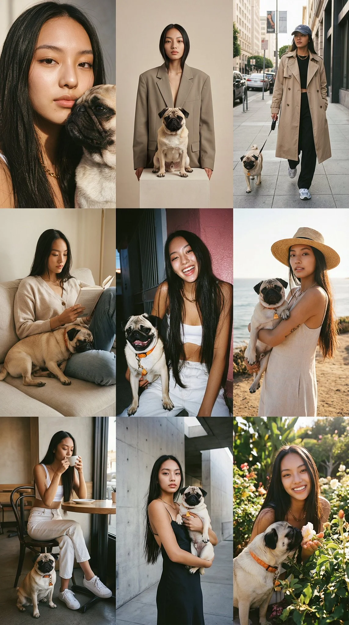 Crea un feed de cuadrícula 3x3 al estilo de Instagram.