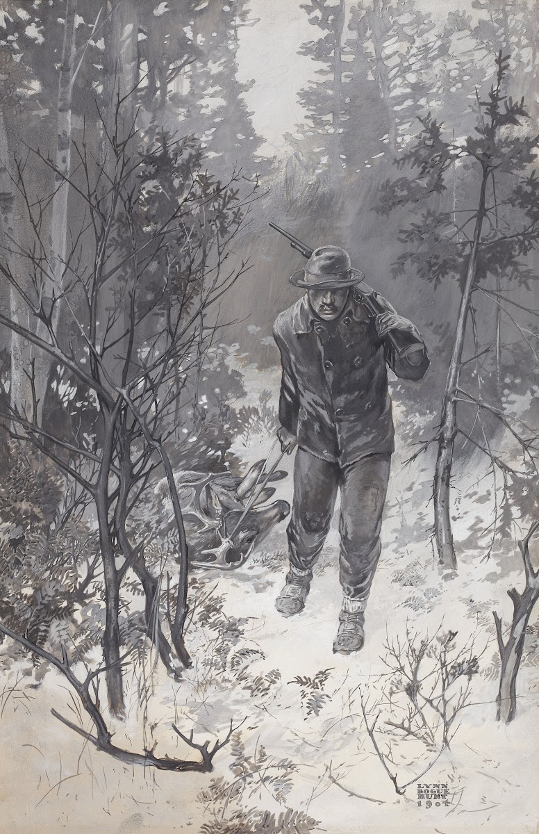 Deer Shooting in the North Woods 1904