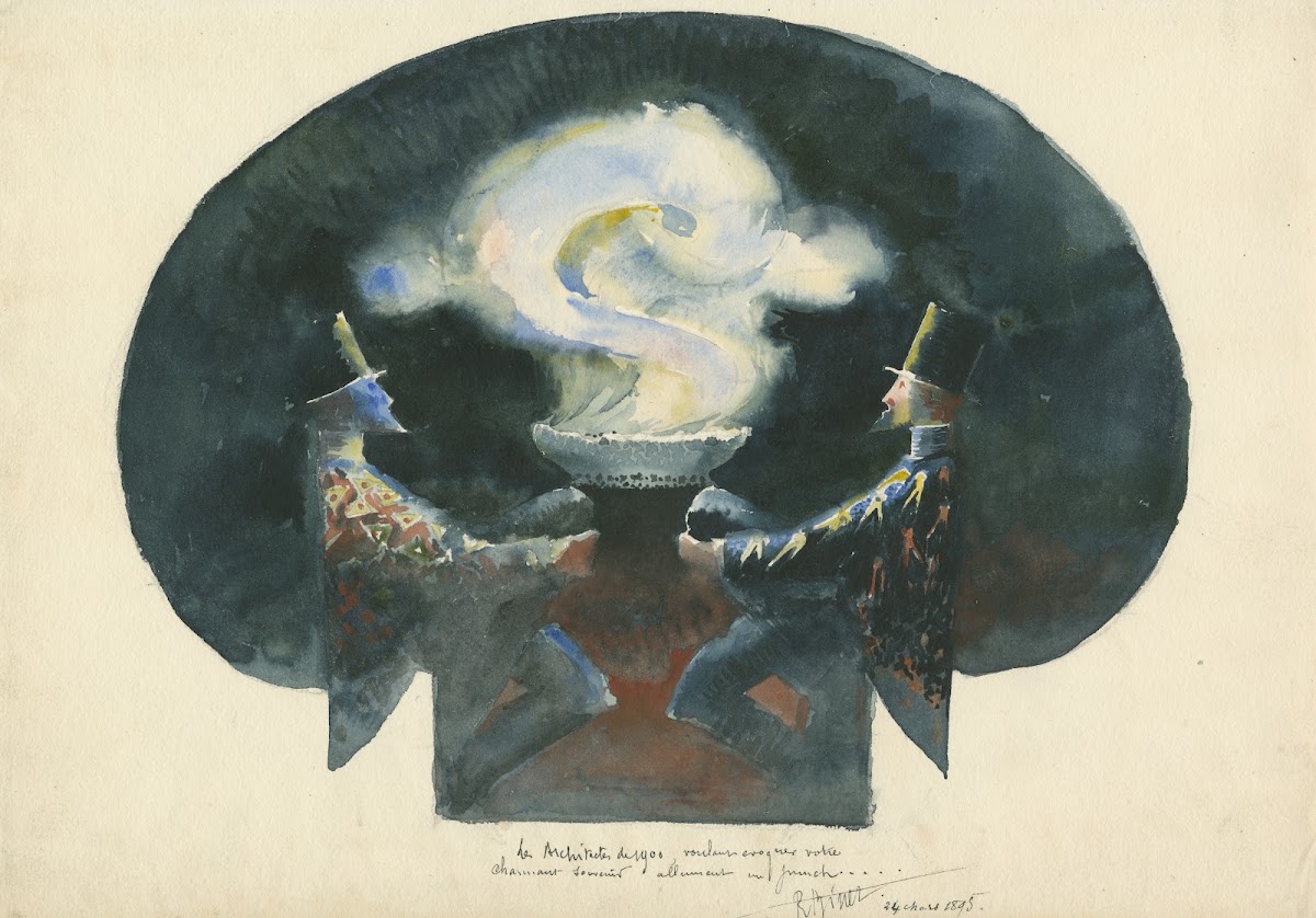 Fuller depicted as bright S swirl of cloud 1895