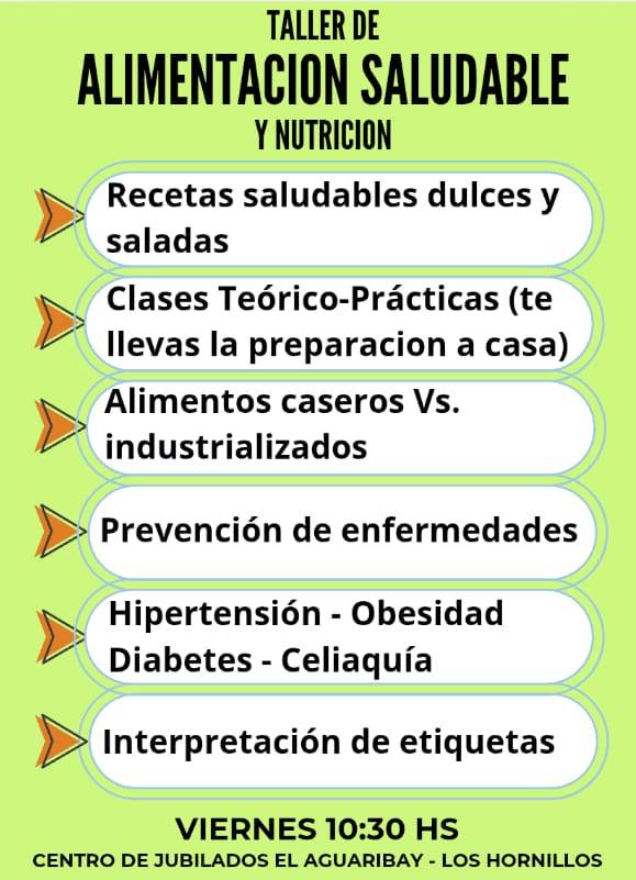 Taller de Alimentación Saludable