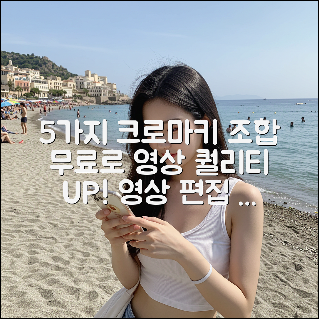무료 크로마키 5가지 조합, 영상 퀄리티 UP!